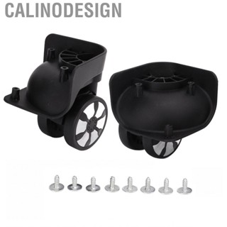 Calinodesign Luggage SwivelCasters Black Suitcase Casters Heat Insulation Wear Resistant for Suitcases Trolley Case