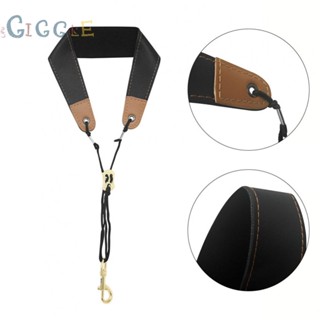 ⭐NEW ⭐Adjustable Leather Saxophone Neck Strap for Sax/Clarinet Comfortable and Durable