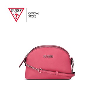 GUESS กระเป๋าสะพายผู้หญิง รุ่น LE872971 MCCLAIN MINI DOME CROSSBODY สีชมพู