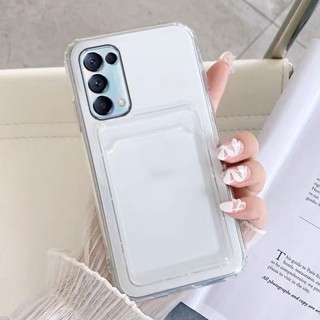 เคสโทรศัพท์มือถือแบบนิ่ม Tpu เคสใส พร้อมช่องใส่บัตร สําหรับ Samsung S21 S22 S23 ultra S23ultra note20ultra A51