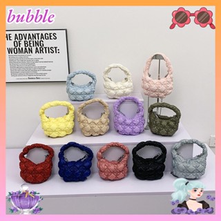 Bubble กระเป๋าถือ กระเป๋าสะพายไหล่ ขนาดเล็ก น้ําหนักเบา สีแคนดี้ สําหรับสตรี