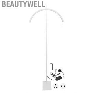 Beautywell Half Moon Floor Lamp  Beauty U Shape White Pole 110-240V 3300‑6500K Adjustable for Salons