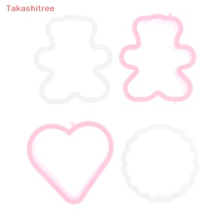 (Takashitree) แม่พิมพ์ตัดคุกกี้ บิสกิต รูปการ์ตูนสัตว์ แฮนด์เมด DIY 6 ชิ้น