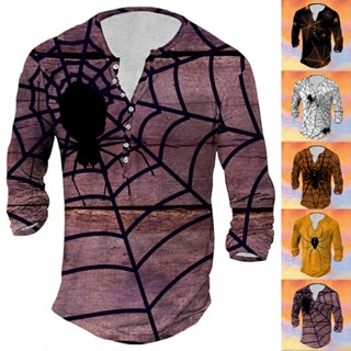 New Arrival~Mens Long Sleeve Henley Shirt Casual Baggy Vintage Pullover V Neck T Shirt Tops