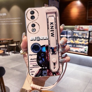 เคสโทรศัพท์มือถือ ซิลิโคน กันกระแทก พร้อมขาตั้ง สําหรับ Honor 90 90 pro 80 80 pro 80 se 70 70 pro 70 pro+5g