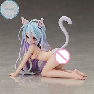 Xo94ol โมเดลฟิกเกอร์ PVC รูปการ์ตูนอนิเมะ No Game No Life Cat แนวเซ็กซี่ สําหรับเก็บสะสม ของขวัญ