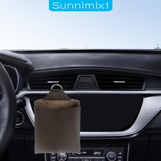 [Sunnimix1] กระเป๋าเก็บของ ติดช่องแอร์รถยนต์ ขนาดเล็ก สําหรับบัตร บิล