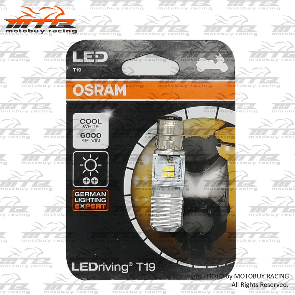 OSRAM MOTORCYCLE LED BUIB T19 - COOL WHITE (6000 KELVIN)