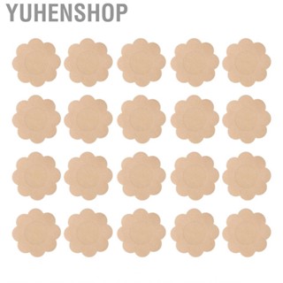 Yuhenshop 20pcs Disposable Nipple  Adhesive Ultra Thin Boob Covers Breathable Hbh