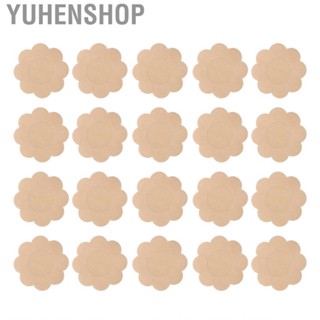 Yuhenshop 20pcs Disposable Nipple  Adhesive Ultra Thin Boob Covers Breathable Hbh