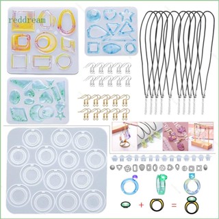 Redd แม่พิมพ์ซิลิโคนเรซิ่นอีพ็อกซี่ สําหรับทําเครื่องประดับ แหวน ต่างหู สร้อยคอ DIY