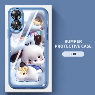 Ybd เคสโทรศัพท์มือถือแบบนิ่ม TPU ใส กันรอยเลนส์กล้อง ลายการ์ตูนน่ารัก สําหรับ OPPO A38 A17 A17K A78 A98 F23 A1 Pro Reno 8T 4G 5G