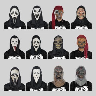 Scream, horror mask, makeup ball, scar, ghost face, headdres…