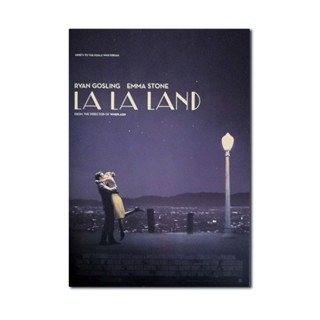 โปสเตอร์กระดาษคราฟท์ ลาย La La Land nostalgic สไตล์เรโทร สําหรับตกแต่งคาเฟ่ บาร์