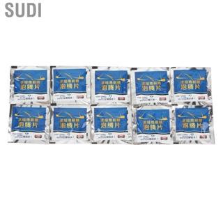 Sudi Windscreen Washer Fluid Concentrate  Portable Blue Windshield Tablets Efficient Multi Purpose 10pcs for Car Toilet Floor