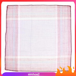 [Simhoa2] ผ้าขนหนู ลายสก๊อต ขนาด 36x35 ซม. 12 ชิ้น สําหรับงานปาร์ตี้ งานแต่งงาน 12 ชิ้น