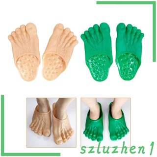 [Szluzhen1] รองเท้าแตะ PVC ขนาดใหญ่ ตลก อุปกรณ์เสริม สําหรับปาร์ตี้ฮาโลวีน