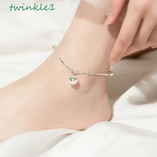 Twinkle1 สร้อยข้อเท้า พร้อมกระดิ่ง สไตล์เกาหลีโบราณ ของขวัญเพื่อนรัก