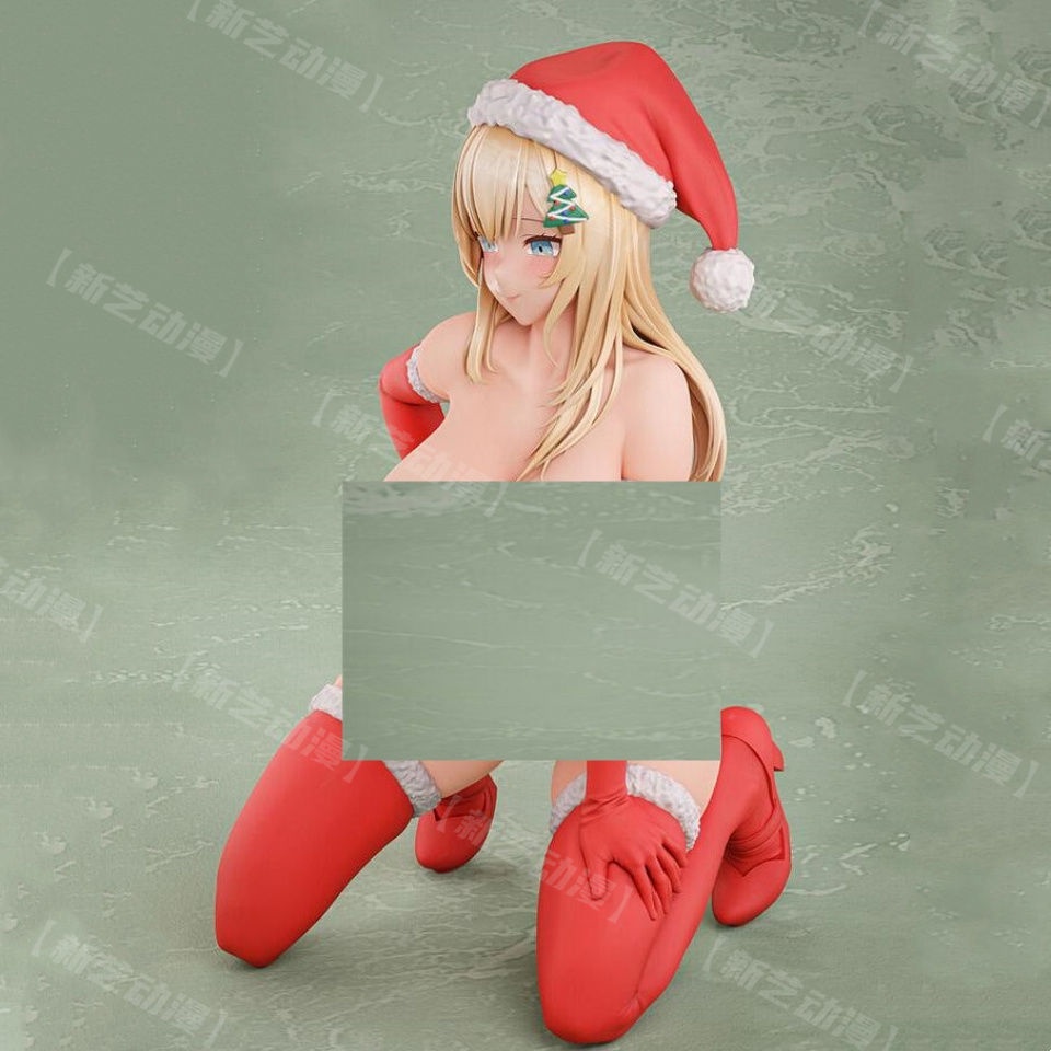 Sensual Girl Caroline ตุ๊กตารุ่นตกแต่งอะนิเมะ สินค้าสองมิติเซ็กซี่ความงามอะนิเมะตุ๊กตาคริสต์มาสการสร้างแบบจําลองสาวสวยเดสก์ท็อปตกแต่ง - รูปที่ 4