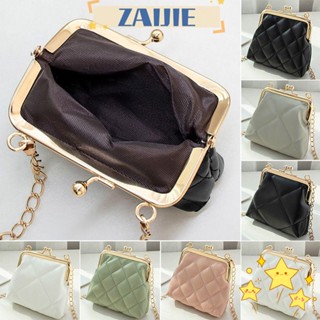 Zaijie24 กระเป๋าสะพายข้าง ลําลอง หนัง PU ใส่โทรศัพท์มือถือได้