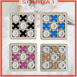 [Simhoa1] เกมจิ๊กซอว์ TAC Toe Games Brain Teaser 18 ซม. X 18 ซม. ของเล่นเพื่อการศึกษา สําหรับเด็ก