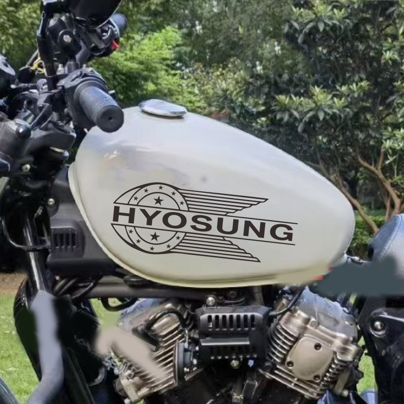 Motorcycle Accessories Retro Stickers Fuel Tank Decoration Protector Modified Decal Stickers For HYOSUNG Aquila GV300S G