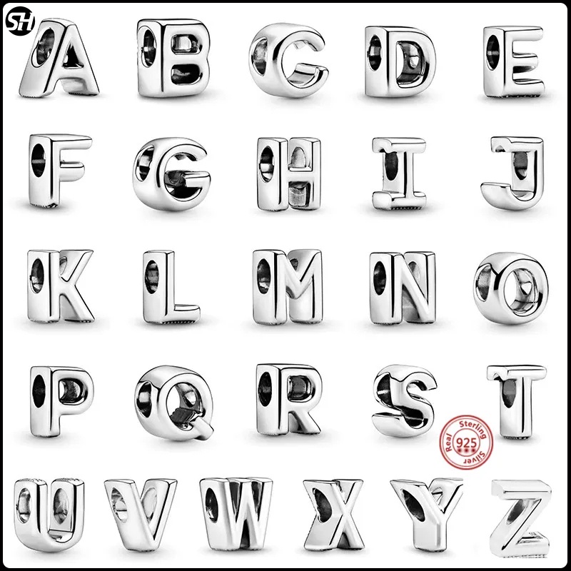 สร้อยข้อมือเงินสเตอร์ลิง 925 ลายตัวอักษร สไตล์พังก์ร็อค วินเทจ เครื่องประดับ สําหรับงานปาร์ตี้