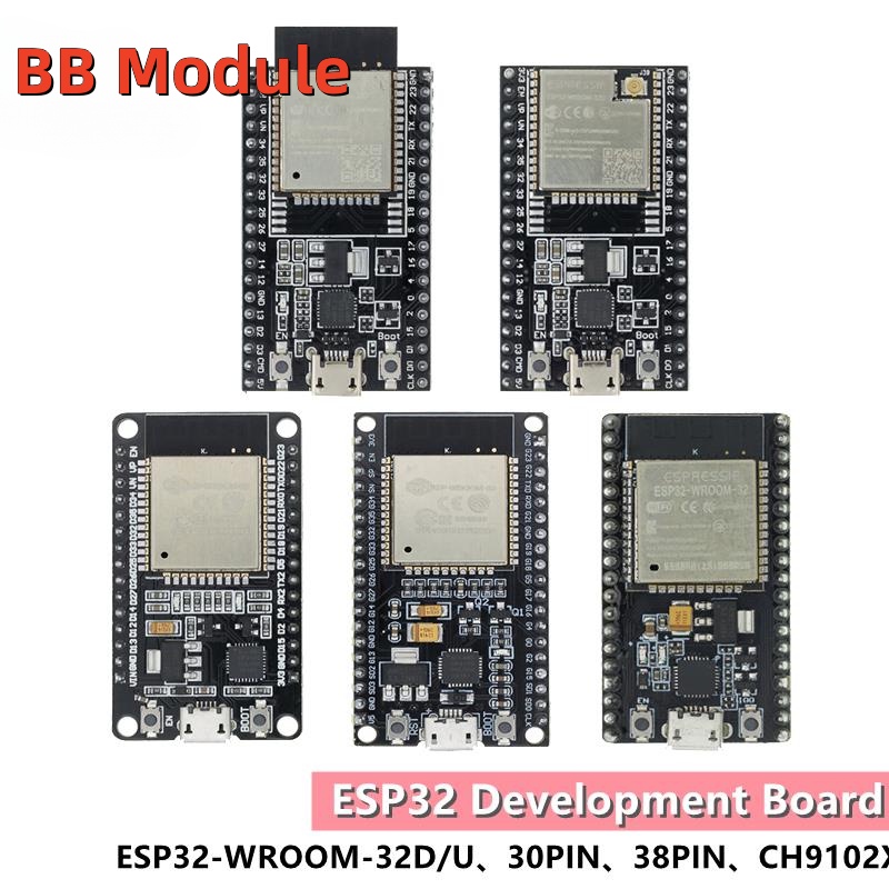 บอร์ดทดลอง ESP32 WiFi และบลูทูธ ใช้พลังงานต่ํามาก Dual Core ESP-32 ESP-32S ESP 32 Similar ESP8266 1 ชิ้น