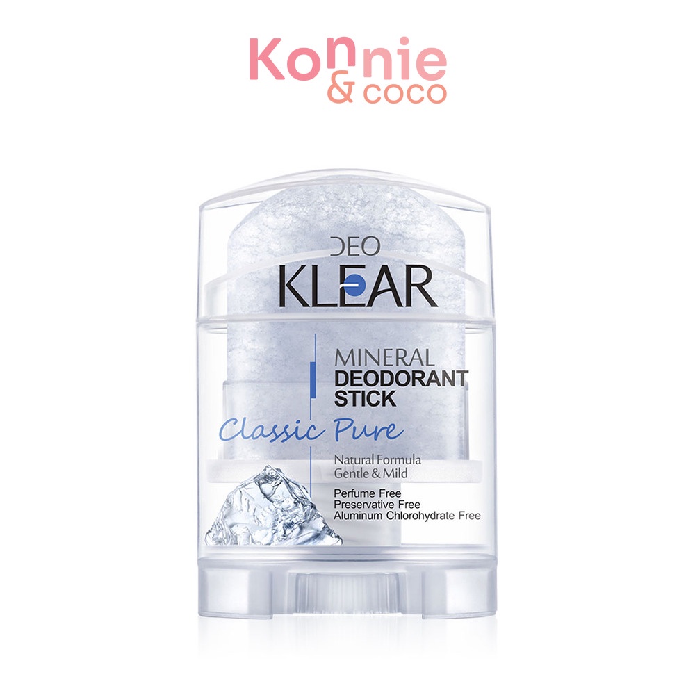 DEOKLEAR ดีโอเคลียร์ โรลออน สารส้มระงับกลิ่นกาย Mineral Deodorant Stick.