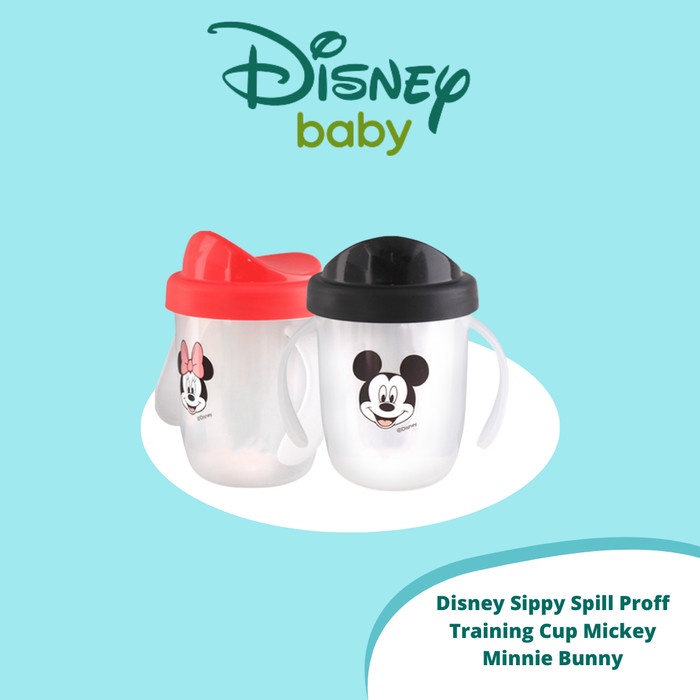 Hitam [LustyBunny] Disney Baby Taning CUP 7OZ BCPP CUP - สีดํา