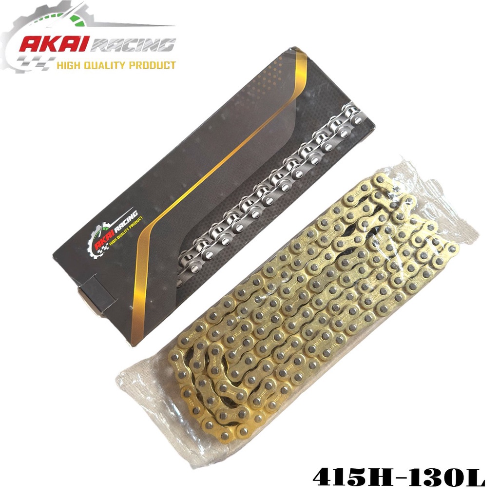 Akai Racing Store - โซ่มอเตอร์ไซค์ Sss สีทองนําเข้า คุณภาพสากลสําหรับรถจักรยานยนต์ BSM ทุกรุ่น