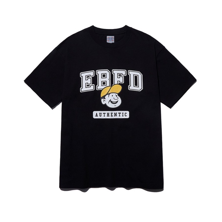 เสื้อยืดแขนสั้น พิมพ์ลายโลโก้ตัวอักษร Avatar EBBETSFIELD สไตล์เกาหลี คลาสสิก สําหรับผู้ชาย และผู้หญิง