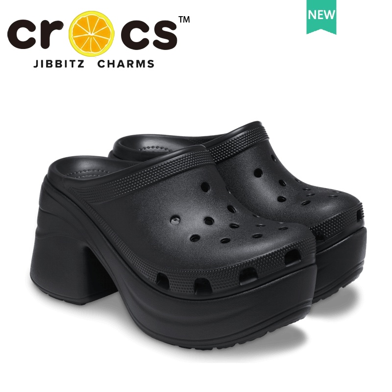 croc แท้ SIREN CLOG รองเท้ามีส้น รองเท้าพื้นหนา #208547