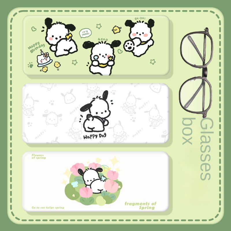 การ์ตูนการ์ตูน Pooh Pachaแว่นตาสุนัขกรณี-insน่ารักแบบพกพาHigh-Endความดันญี่ปุ่นสายตาสั้นSun Eyesแว่นตากันแดด
