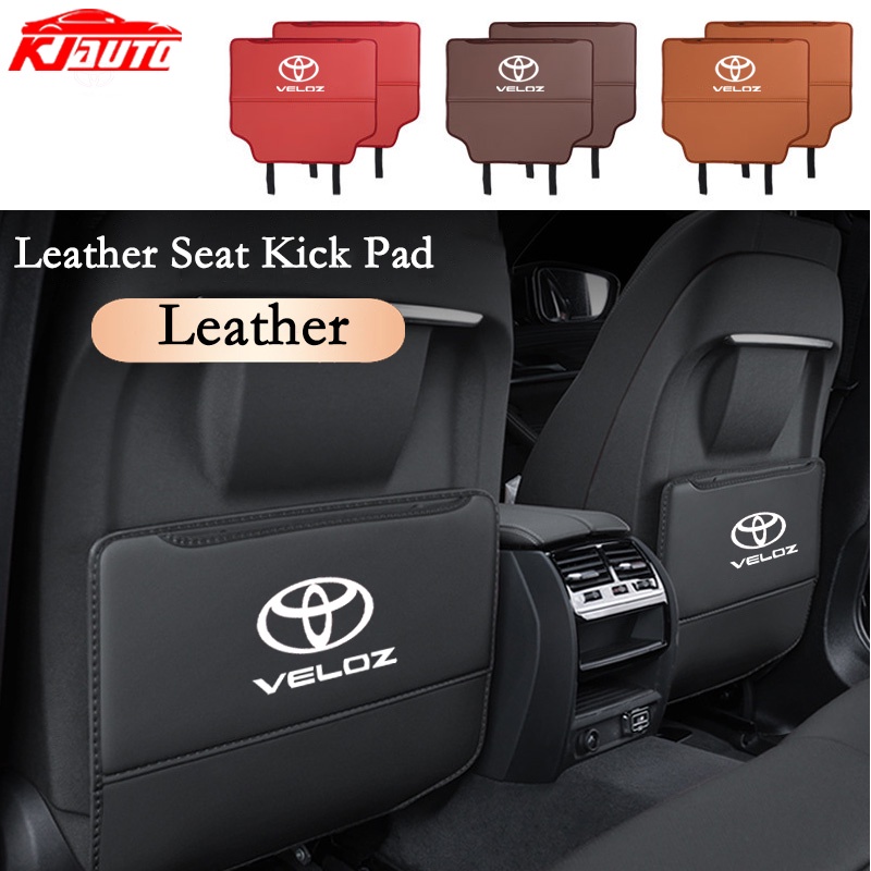 แผ่นหนังรองเบาะรถยนต์ ป้องกันรอยขีดข่วน อุปกรณ์เสริม สําหรับ Toyota Veloz GR Sport TRD