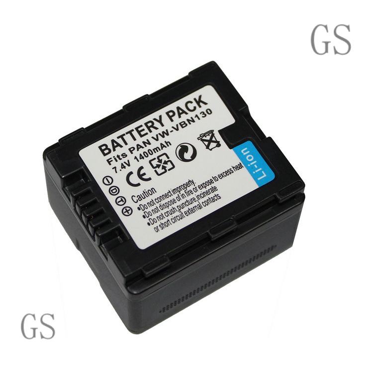 GS Compatible with Panasonic Panasonic VW-VBN130 Digital Camera Battery Lithium Battery Full Decoding