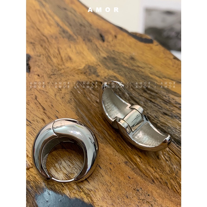 ต่างหูวงกลม รูปหยดน้ํา ขนาดเล็ก อเนกประสงค์ สไตล์มินิมอล สําหรับผู้หญิง - รูปที่ 2