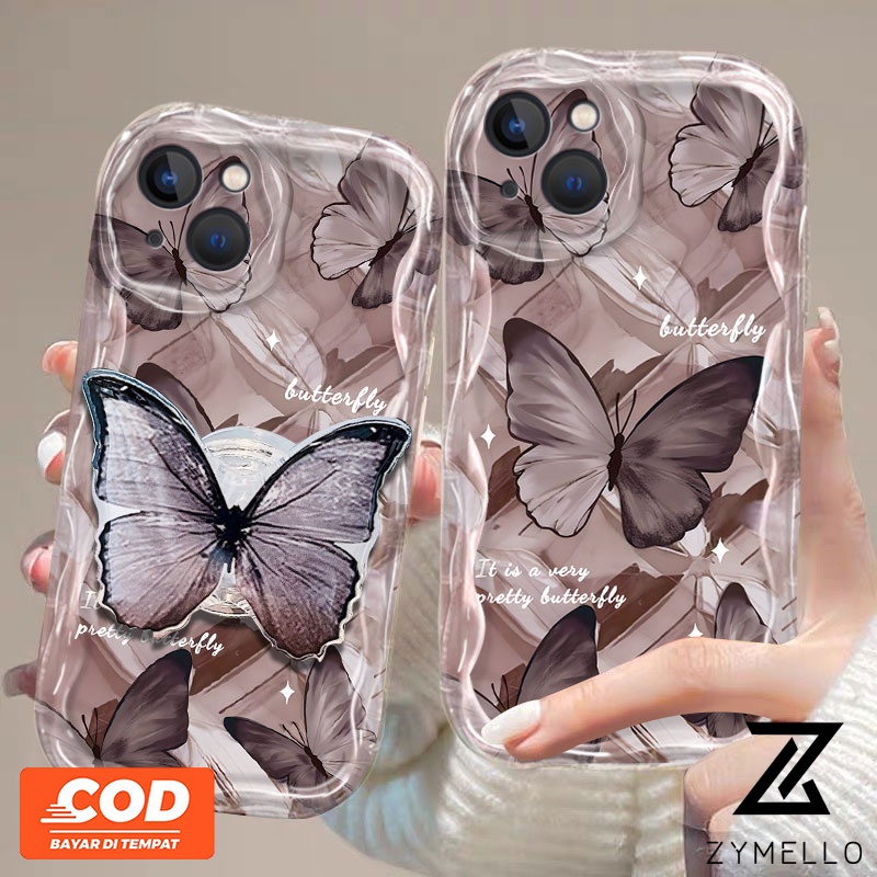 เคสโทรศัพท์ OPPO A3X A3 PRO A80 A38 A18 A57 A58 A98 A78 A17K A55 A54 A16 A15 A77 A74 A93 A92 A12 A3S A5 A7 A31 A76 A53 A53 A53 A53 A76 เคสโทรศัพท์สีน้ําตาลTPUกันกระแทก