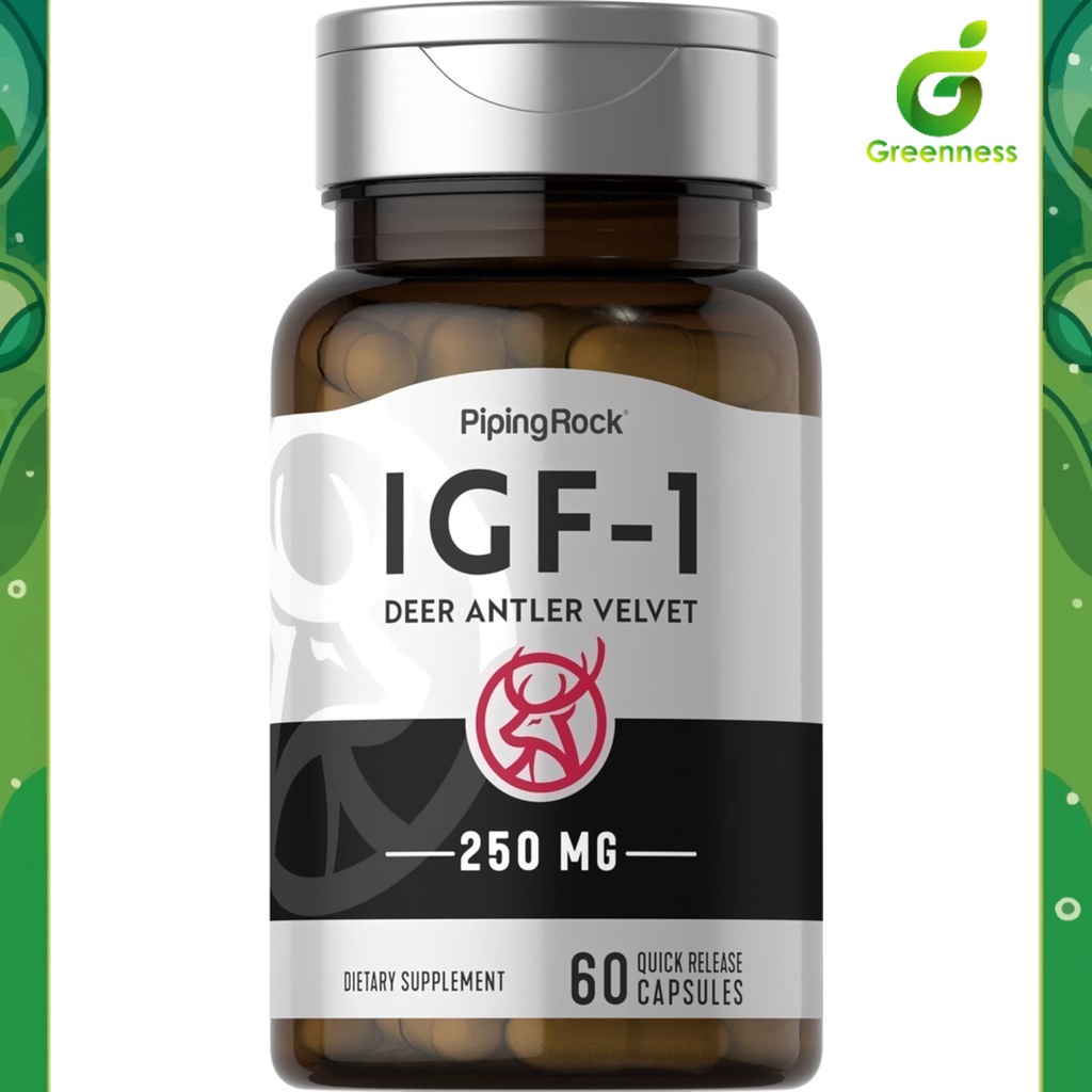 IGF-1 Growth Accelerator Deer Antler Velvet 250 mg. (60เม็ด) เขากวางอ่อน