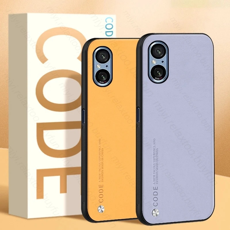 สําหรับ Sony Xperia 5 V กรณีรวมทุกอย่างกันกระแทกหนังนุ่มแฟชั่นบางเฉียบสําหรับ Sony Xperia 5 V ปกหลัง