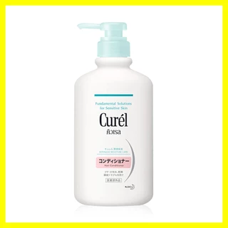 Curel Intensive Moisture Hair Conditioner 420ml คิวเรล แฮร์ คอนดิชันเนอร์ ครีมนวดผม สำหรับหนังศีรษะบอบบางแพ้ง่าย.
