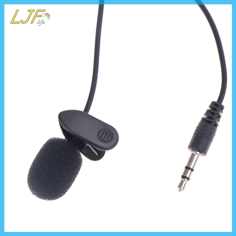 Ljf ไมโครโฟนสตูดิโอ ขนาดเล็ก 3.5 มม. สําหรับ PC เดสก์ท็อป โน้ตบุ๊ก 1.5 ม. TH