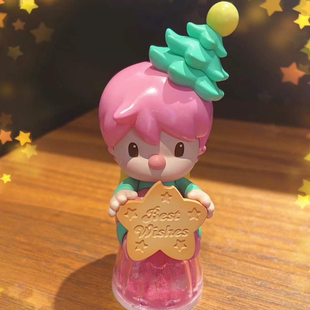 【ของแท้】POPMART ตุ๊กตาฟิกเกอร์ Bean Frozen Time Dessert Box Series ชุดกล่องสุ่ม 9 แบบ