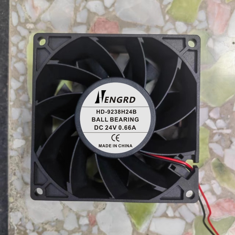 HD-9238H24B 9.2CM 9238 24V 0.66A High Air Volume Inverter พัดลมระบายความร้อน