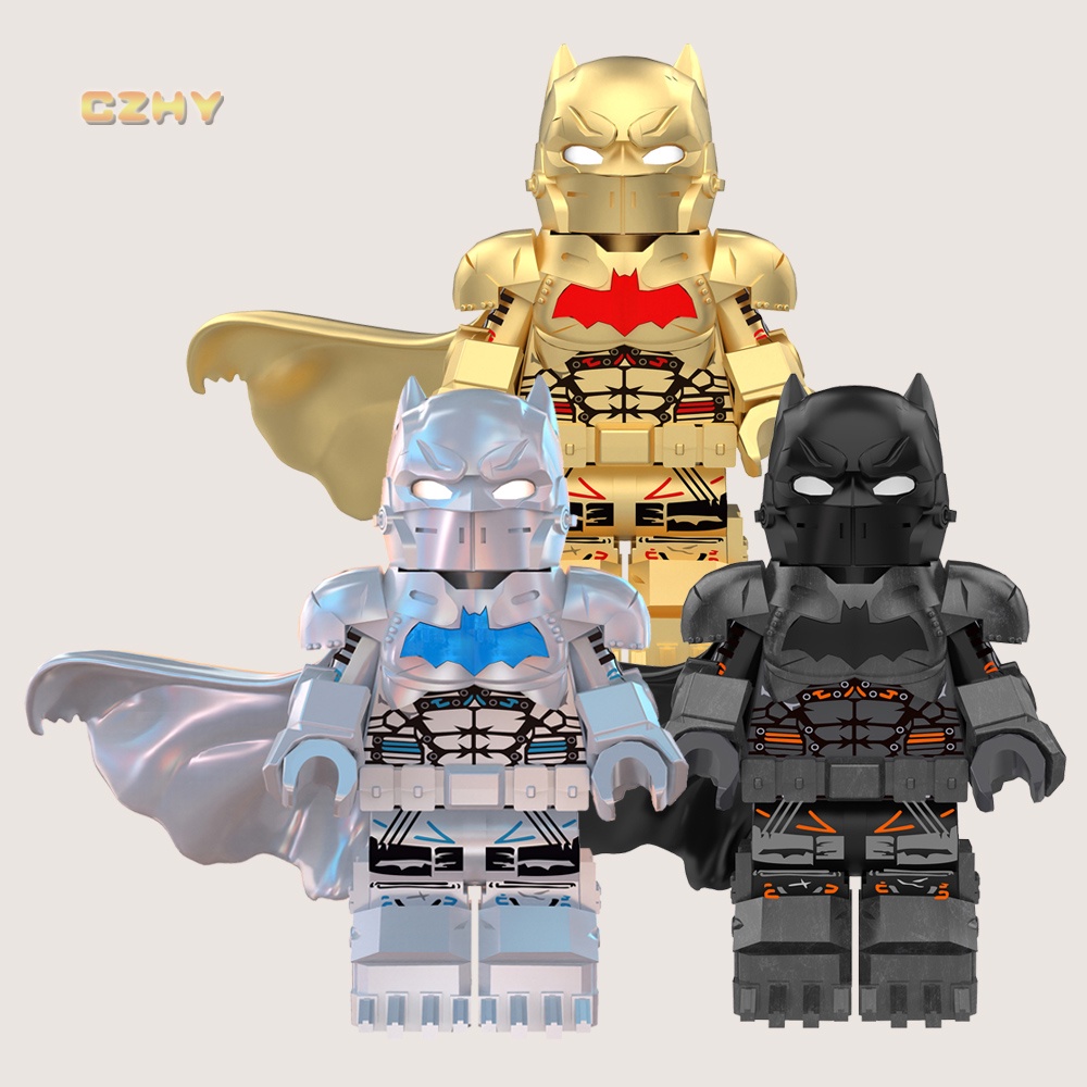 Le04-06 บล็อกตัวต่อ รูปซุปเปอร์ฮีโร่ DC Comics Thermal Bat Series Xe Suit หลายรูปร่าง ของเล่นสําหรับเด็ก