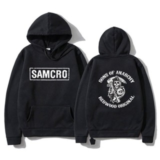 Sons of Anarchy เสื้อกันหนาว เสื้อวอร์ม มีฮู้ด พิมพ์ลายภาพยน…