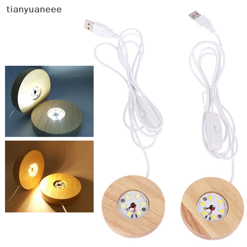 Tianyuaneee ฐานโคมไฟกลางคืน LED