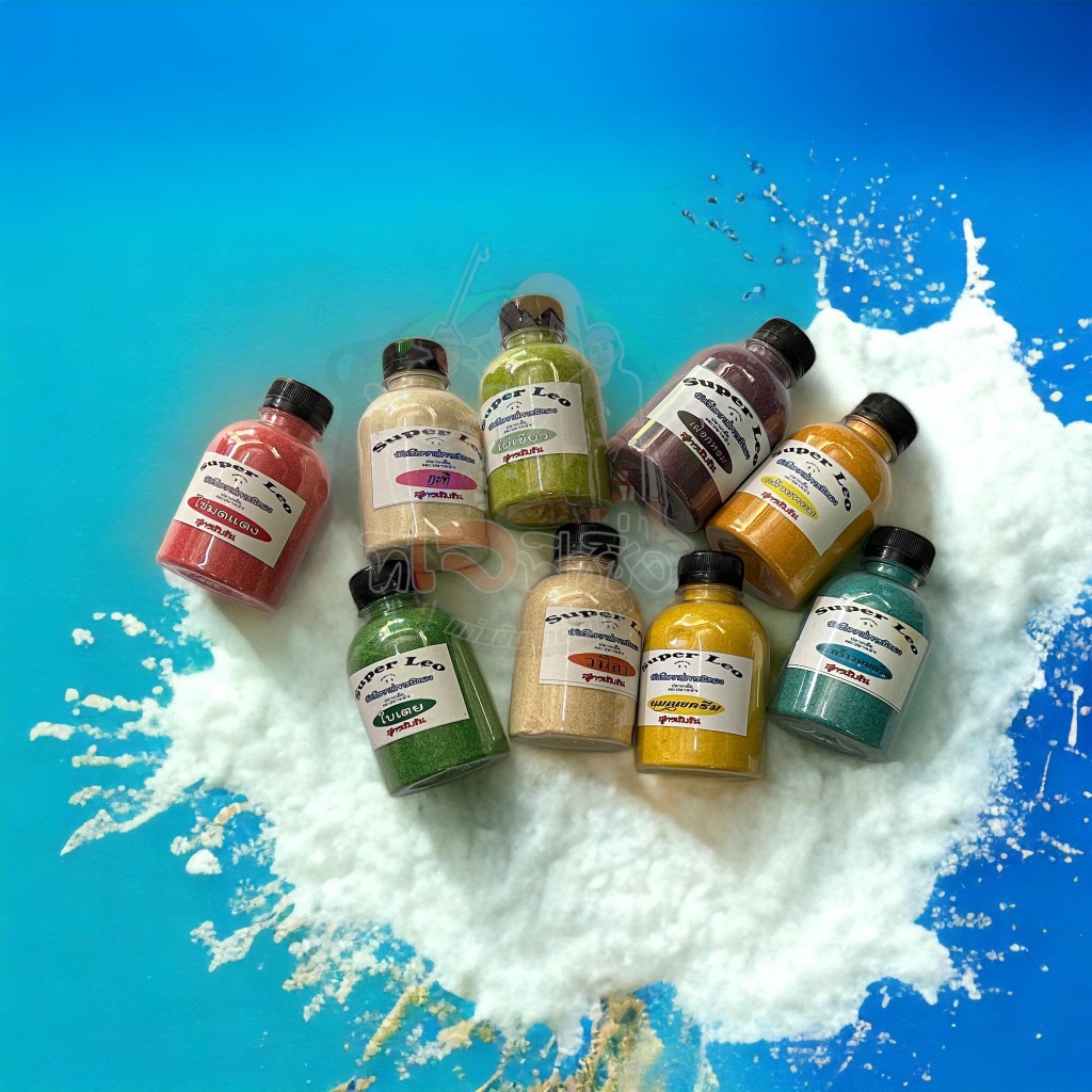 เหยื่อตกปลาลีโอ และหัวเชื้อผงเข้มข้ม กลิ่นหอม สินค้าขายดี ราคาชิ้นละ 25 บาท เหยื่อตกปลา หัวเชื้อ เหยื่อตกปลาหน้าดิน