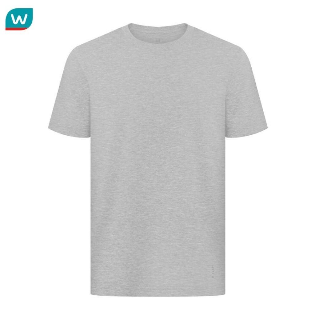 GQ จีคิว อีซี่ เสื้อยืด คอกลม สีเทา ไซส์ 2XL