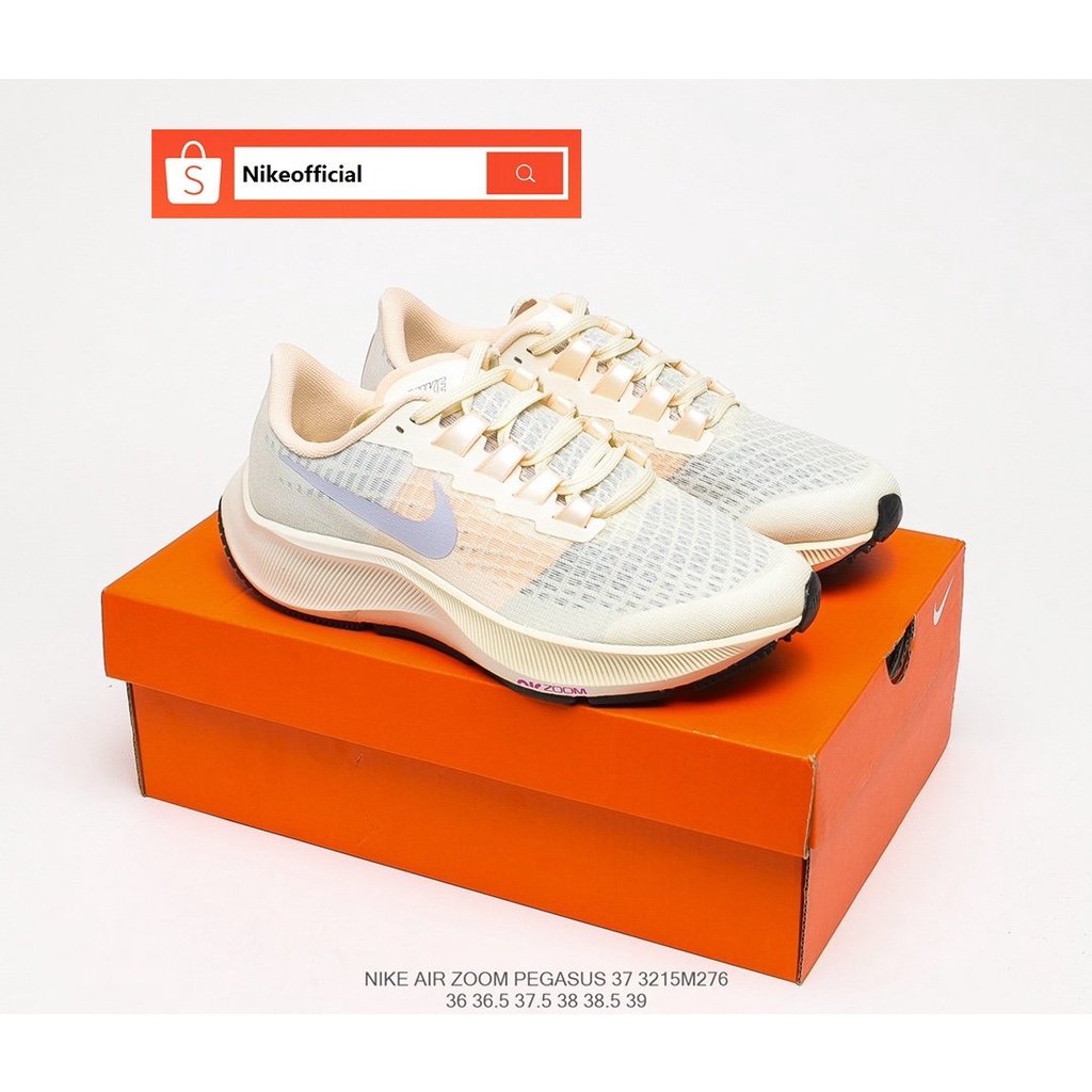 【4 สี】วิ่ง Nike Zoom Pegasus 37 Turbo ของแท้ 100% สำหรับผู้หญิง รองเท้า free shipping
